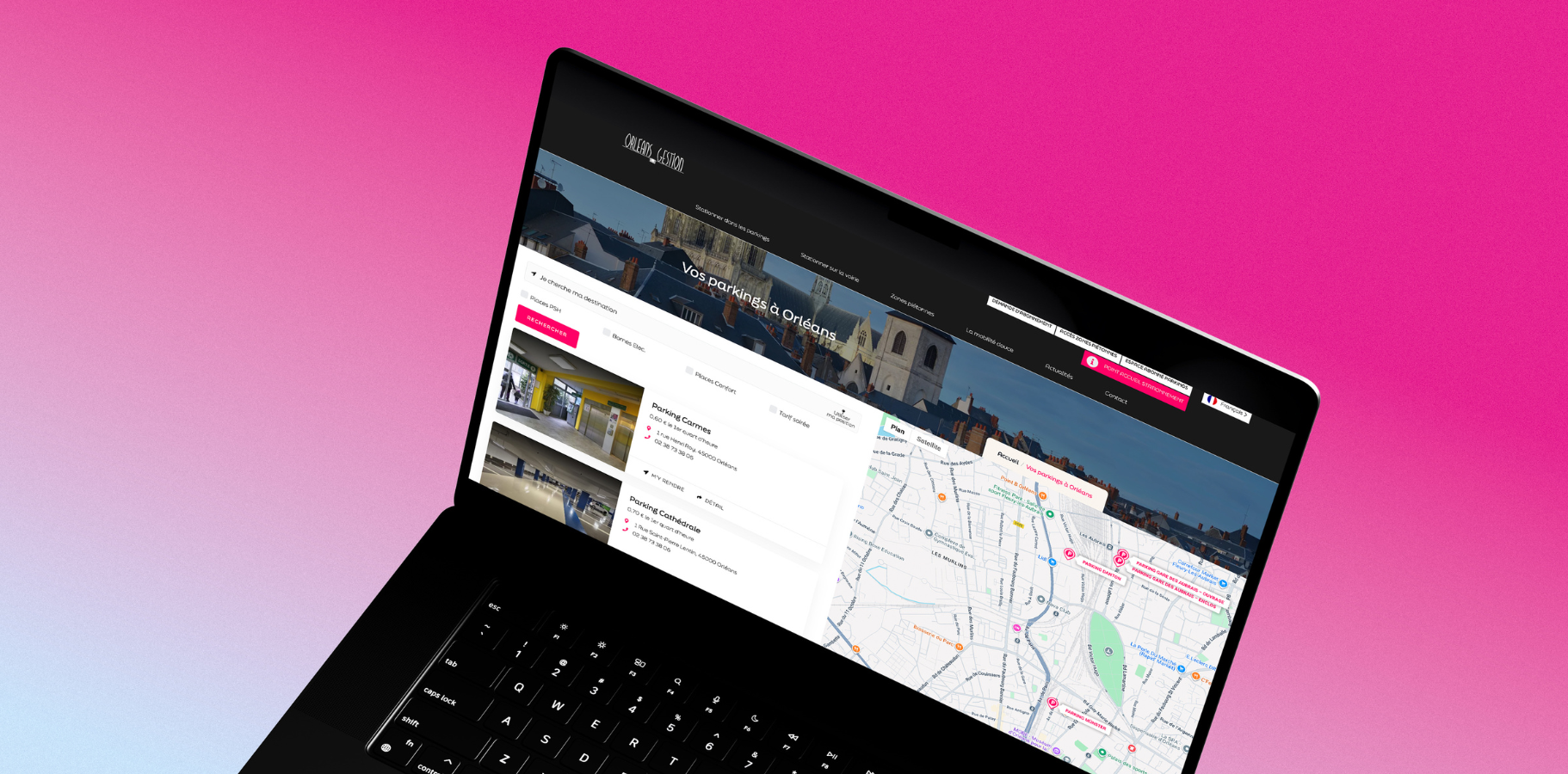 Orléans Gestion site digital